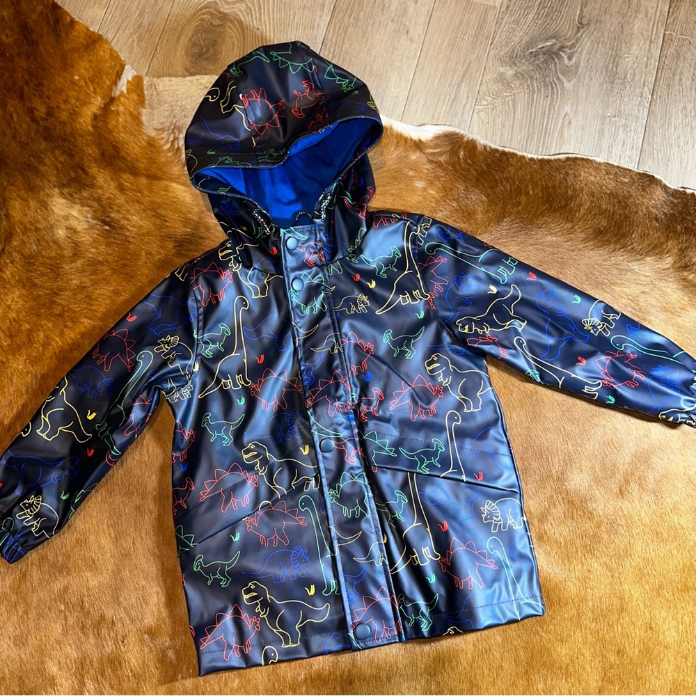 Raincoat, 🦕dinosaurs, size 4T